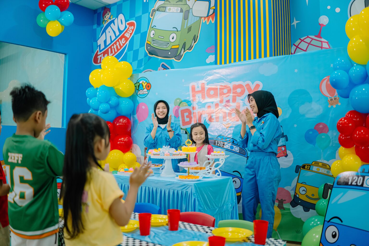 Birthday Party Anak Indoor Seru di Playground Tangerang | Tayo Station